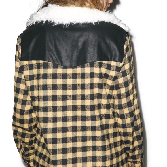 For Love & Lemons Jackson Hole Flannel Jacket - Picture 4 of 6